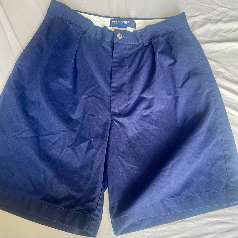 Polo Golf Ralph Lauren Golf Classic Fit Mens 32 Blue Shorts Preppy Casual Sport